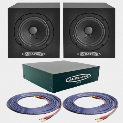 Auratone 5C Sound Cubes (Black) & A2-30 Power Amp Bundle