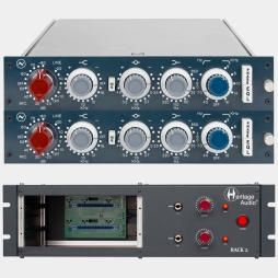 Neve 1084 Classic Pair + Rack 2 Bundle