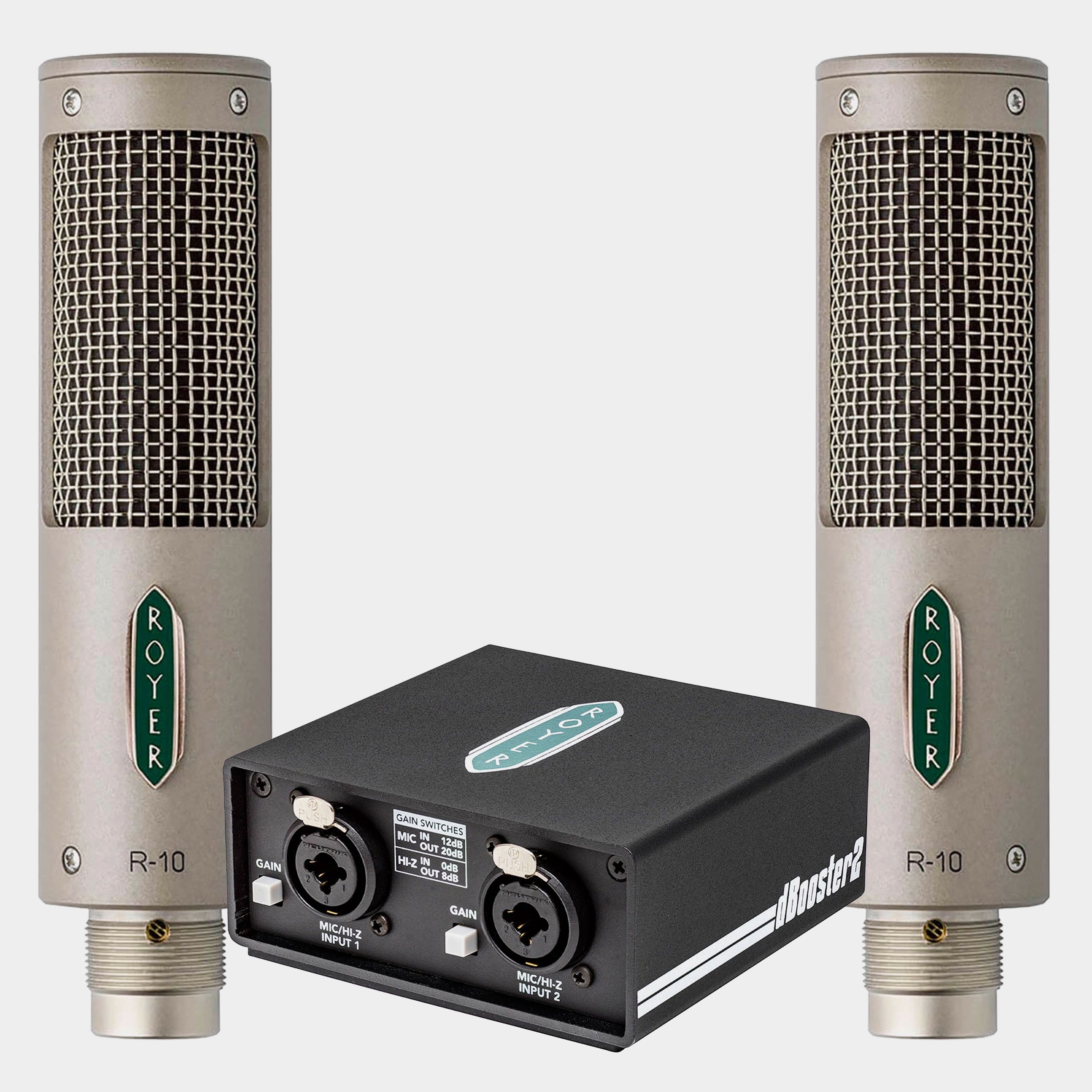 Royer Labs R-10 (Matched Pair) + dBooster2 Bundle