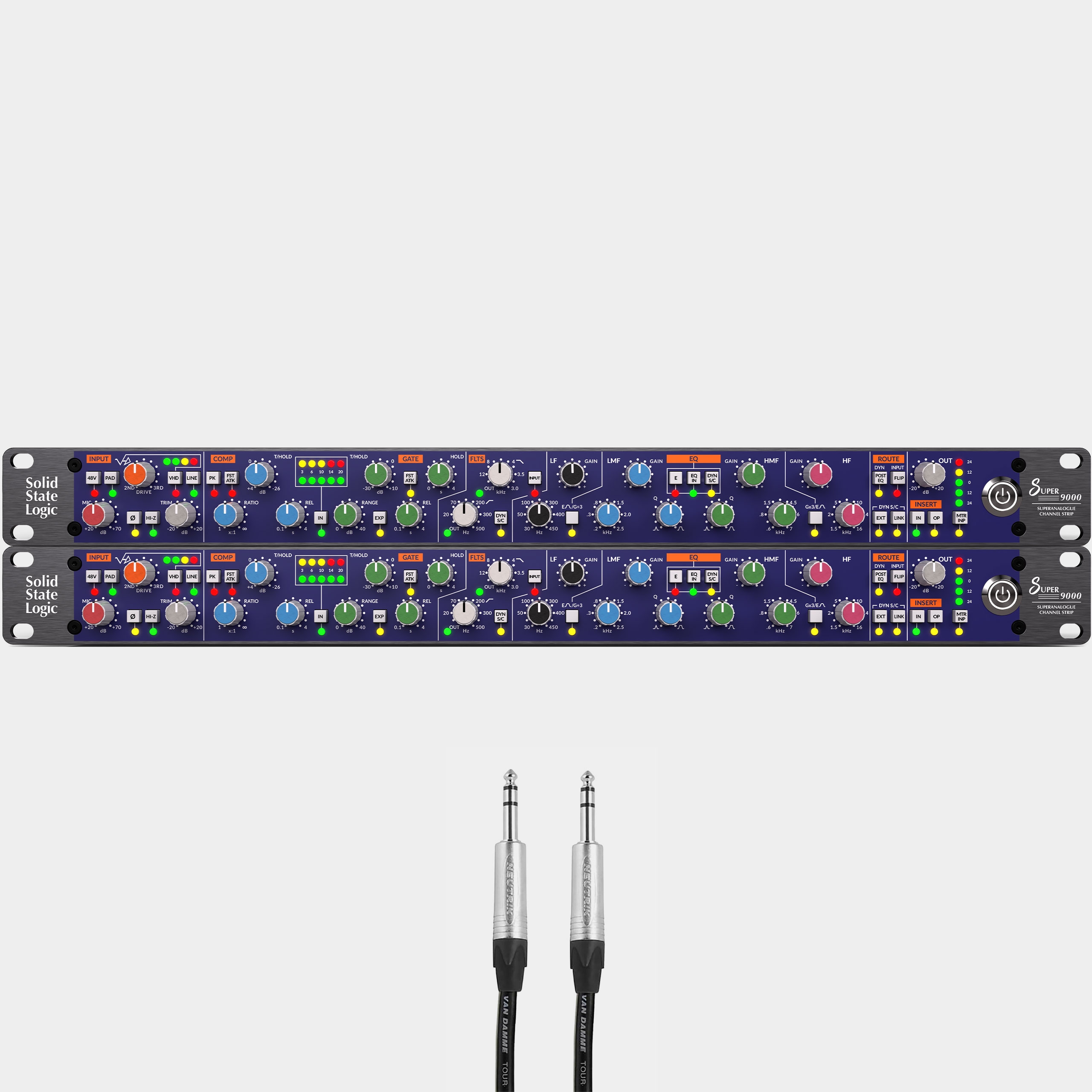 Solid State Logic SSL Super 9000 Channel Strip Stereo Bundle