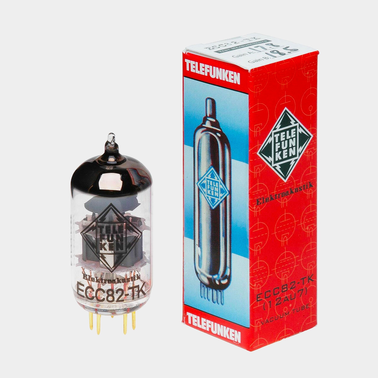 Telefunken ECC82-TK (12AU7) Vacuum Tube