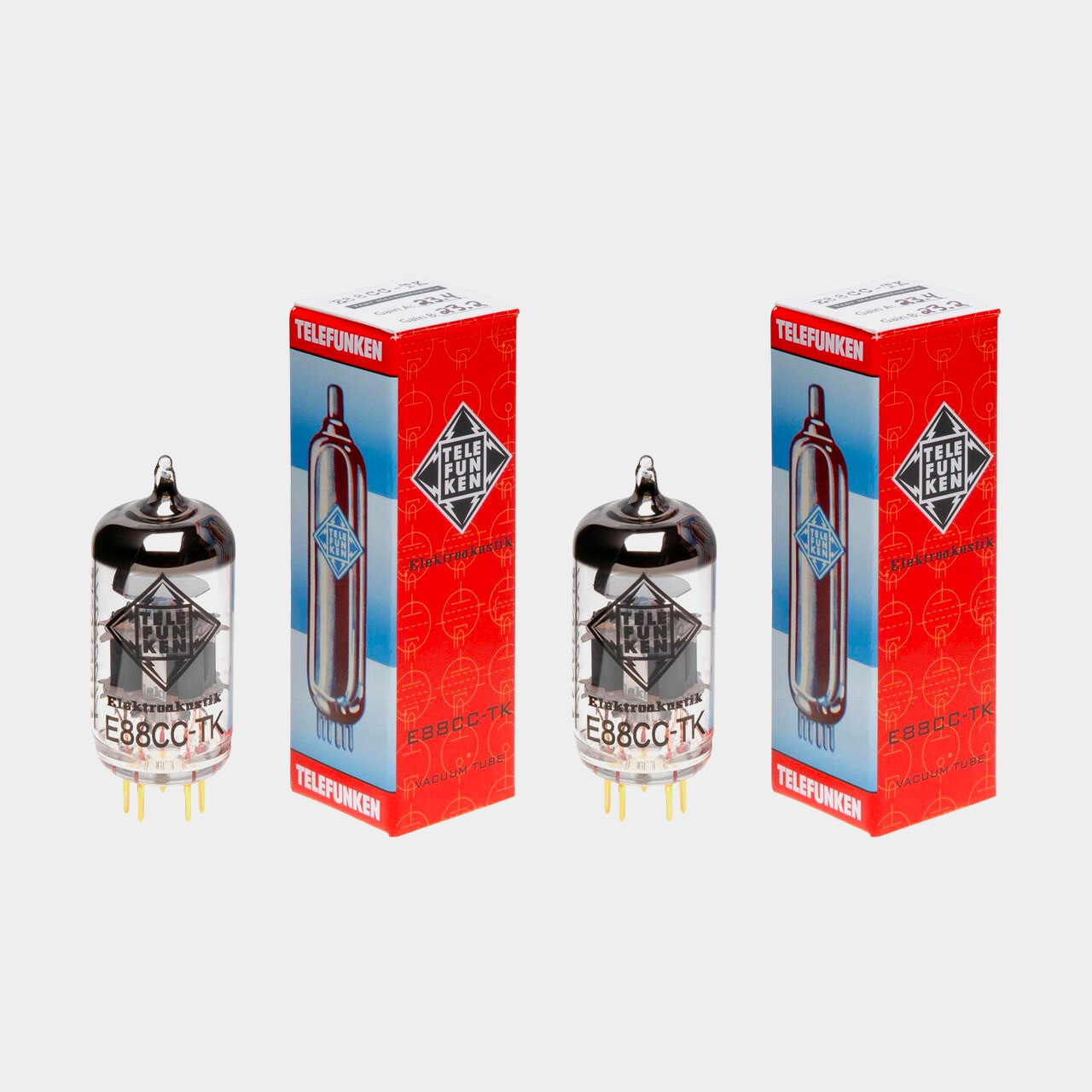 Telefunken E88CC-TK (6922) Vacuum Tube (Matched Pair)