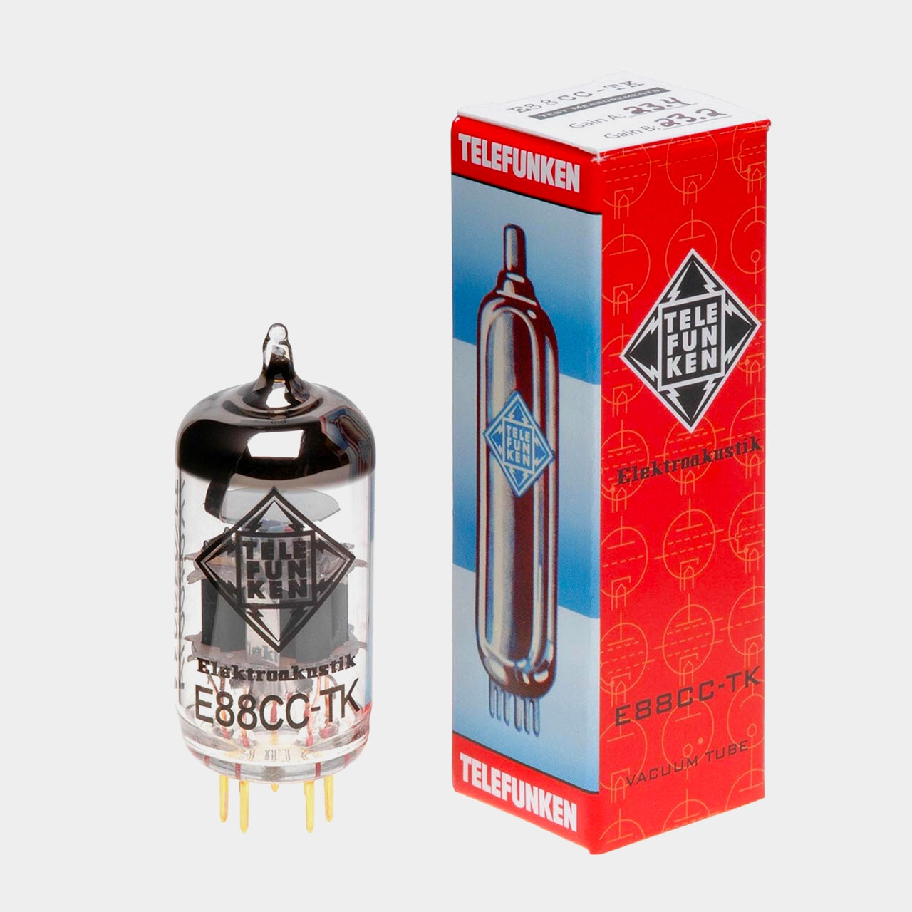 Telefunken E88CC-TK (6922) Vacuum Tube