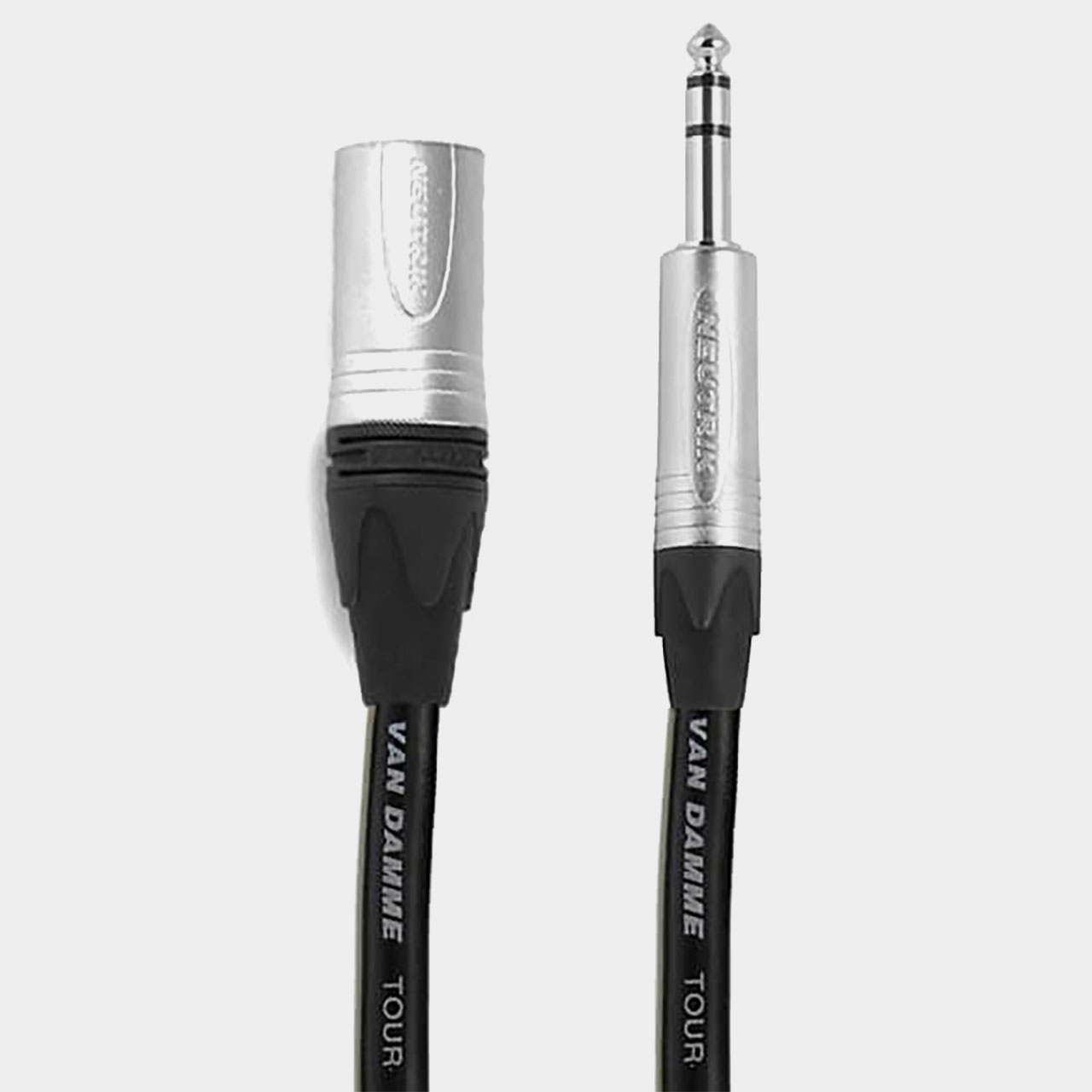 Van Damme XLRM to TRS Jack Cable (3m Black)