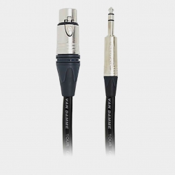 Van Damme XKE XLRF to TRS Cable (5m Black)