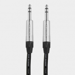 Van Damme XKE TRS to TRS Cable (0.5m Black)