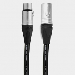 Van Damme XLRF to XLRM Cable (0.5m Black)